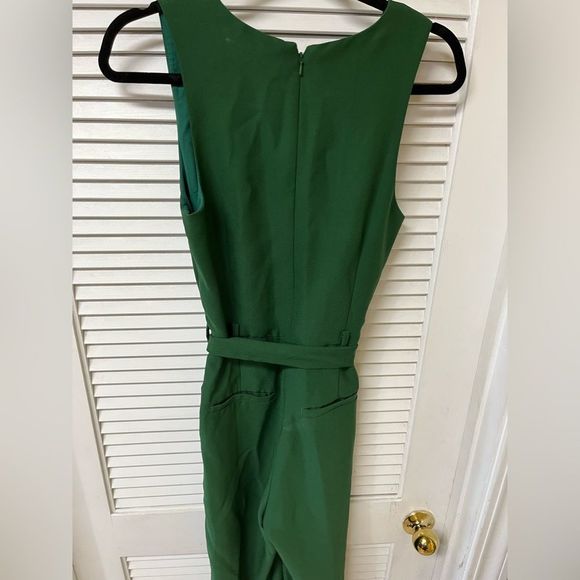 Banana Republic Emerald Wide Leg Jumpsuit - Picture 4 of 5